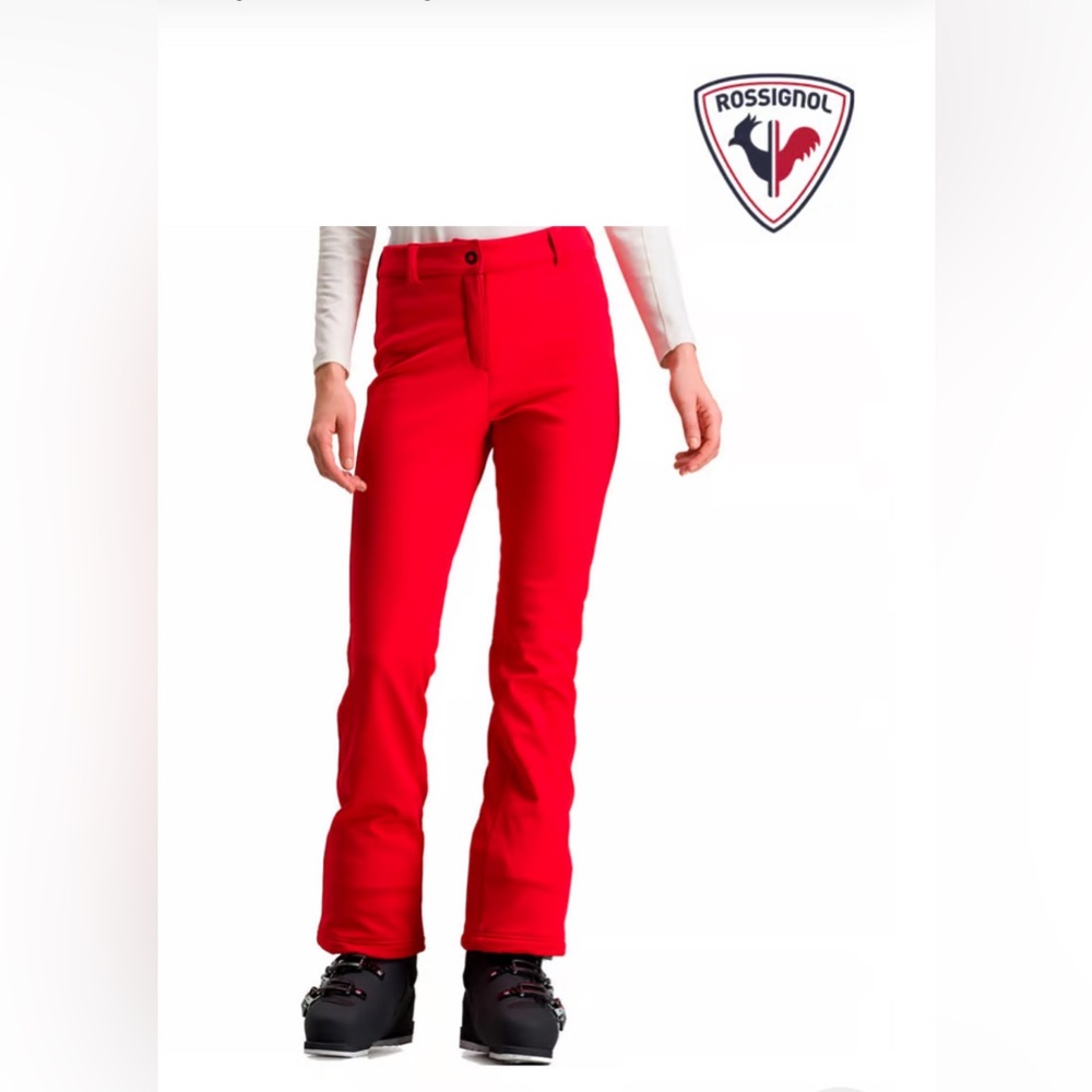Rossignol Ski Softshell Trousers Caramel Red Women